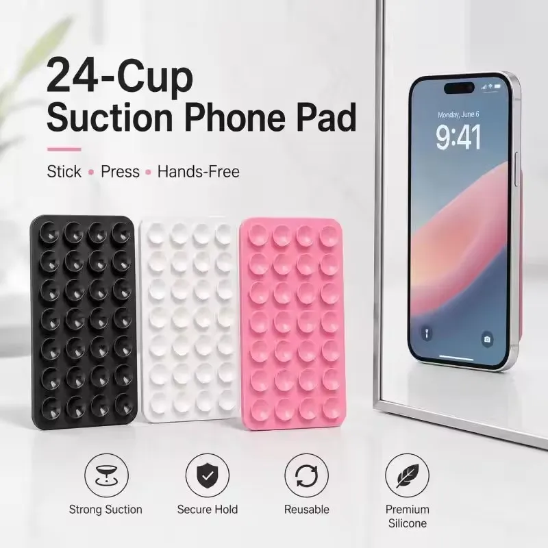 Wall Sticker - Silicone Wall Suction Cup Bracket Creative
