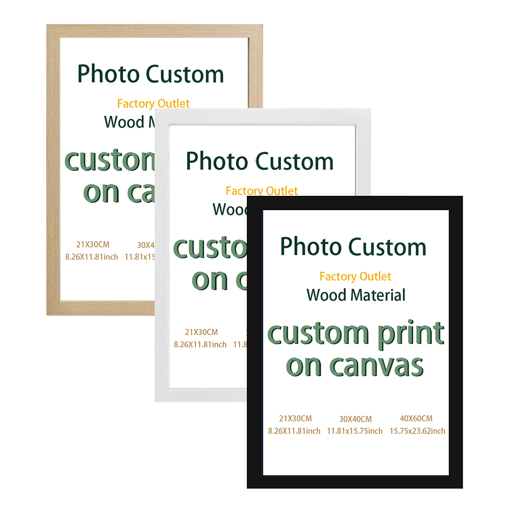 Picture Frame - Customized canvas painting plus photo frame,high-definition
