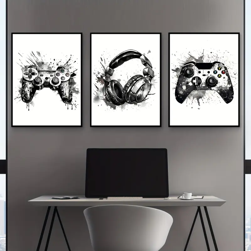 Abstract Canvas Set - 3pcs frameless Canvas Painting 3pcs/set Gaming