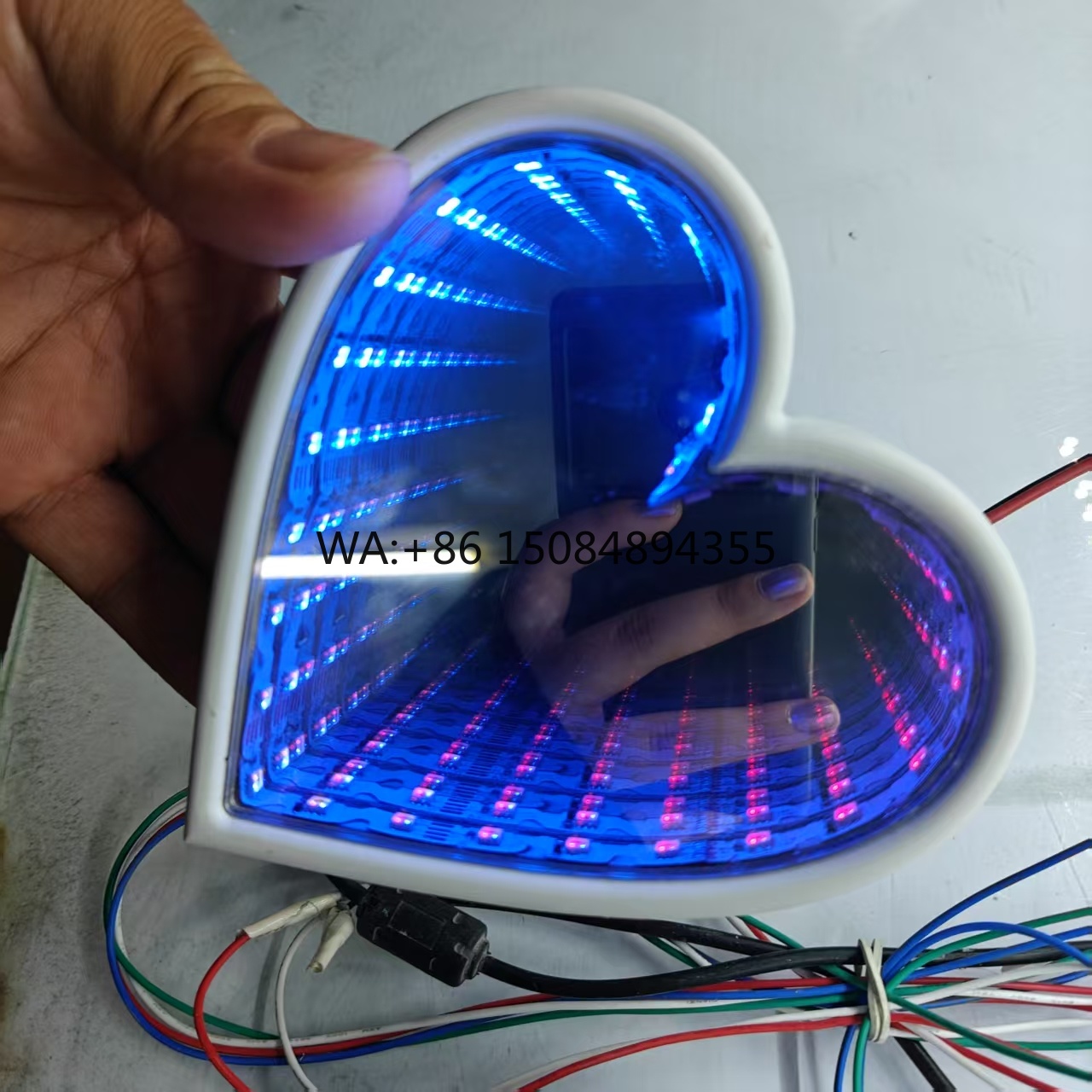 Decorative Mirror - 3D Multi-Color Infinity Mirror Wall Decoration