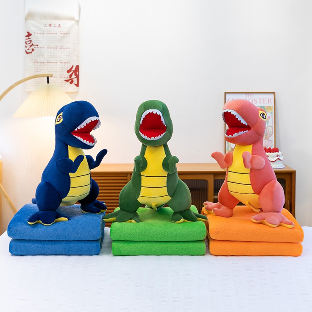 Throw Pillow - Cartoon 2-in-1 Pillow Blanket for Office