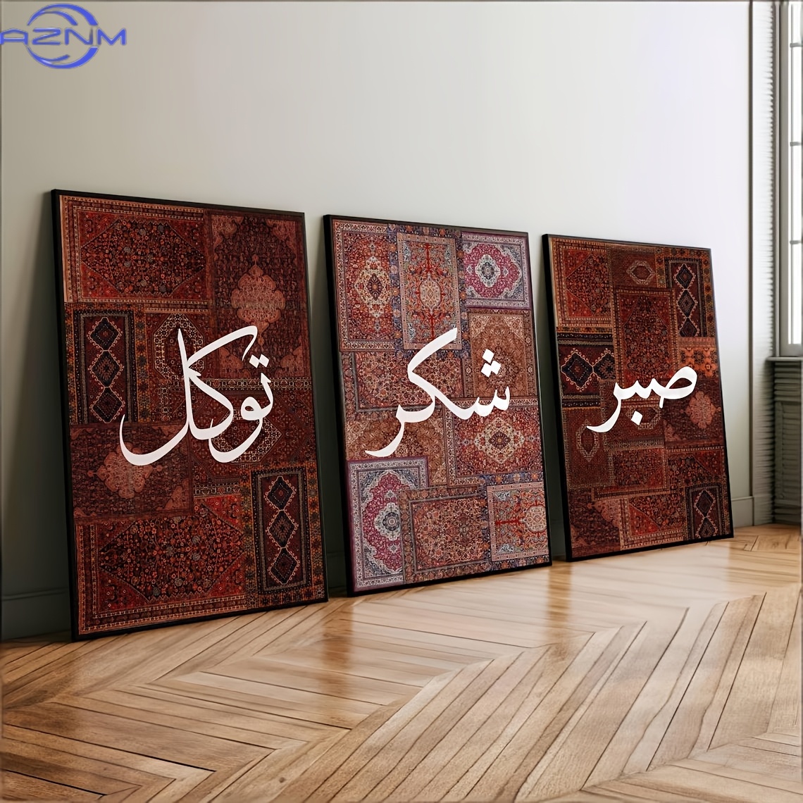 2D FLAT 3pcs Set Unframed Boho - Abstract Canvas Set recension och pris