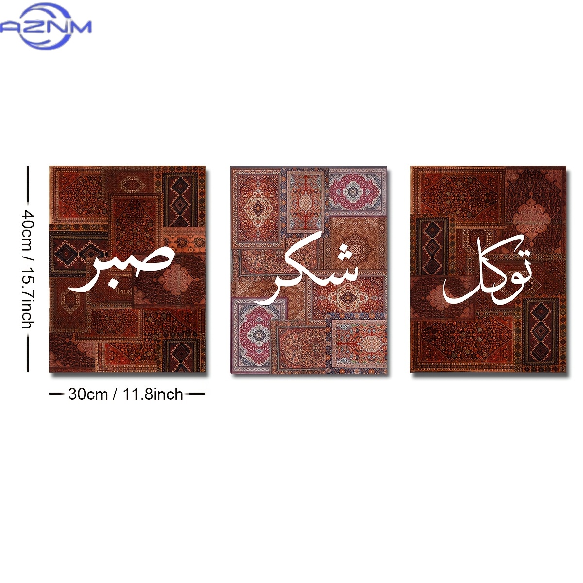 2D FLAT 3pcs Set Unframed Boho - Abstract Canvas Set recension och pris
