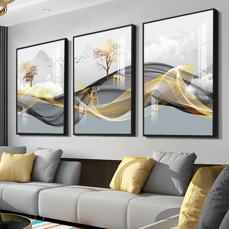 3pcs/Set frameless 3 Nordic Lu - Abstract Canvas Set recension och pris