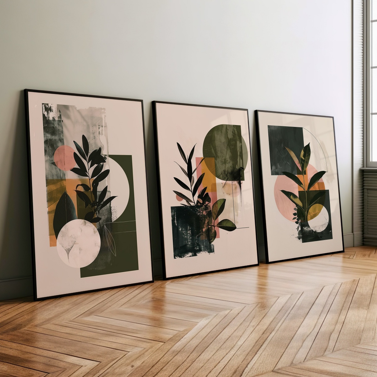 3pcs/set Boho Geometric Abstra - Abstract Canvas Set recension och pris