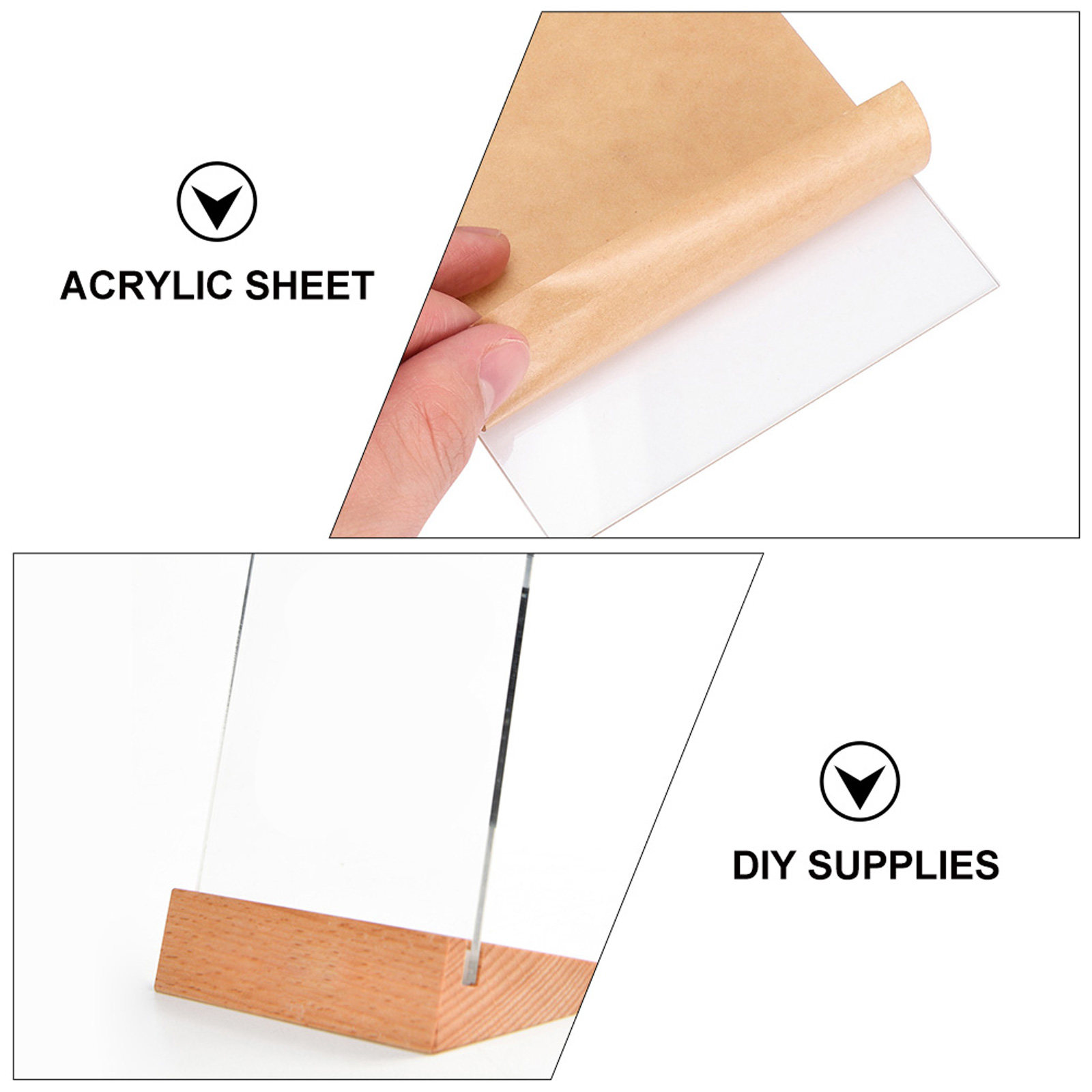 10Pcs Acrylic Sheet Transparen - Picture Frame recension och pris