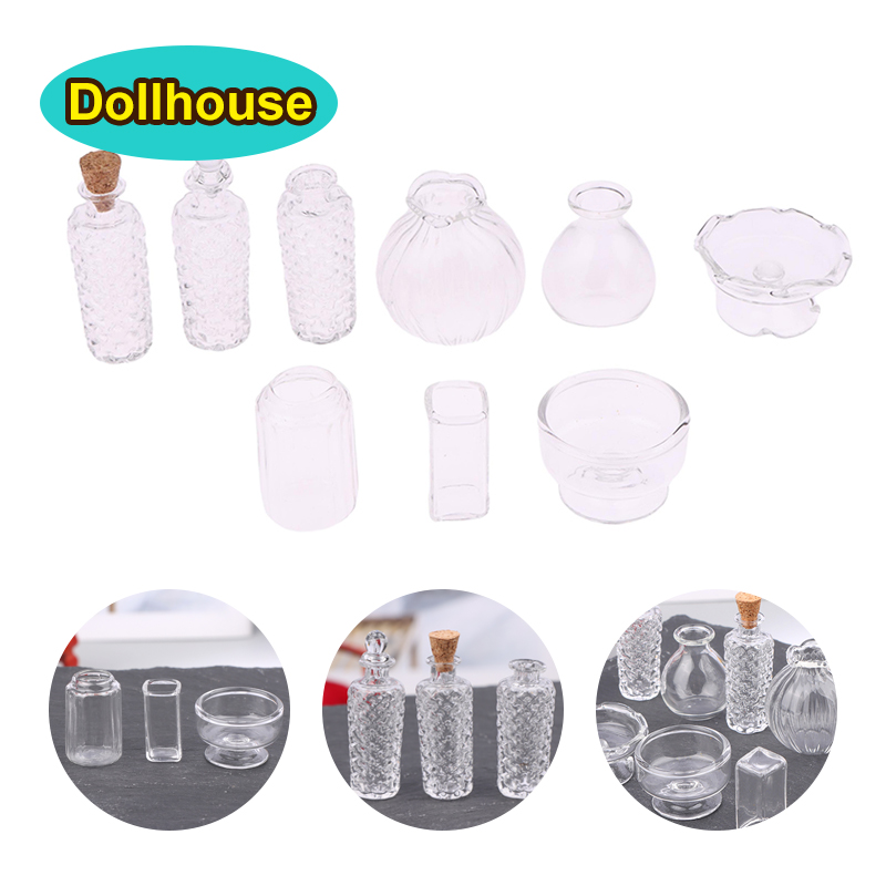 1:12 Dollhouse Miniature Glass - Vase Decor recension och pris