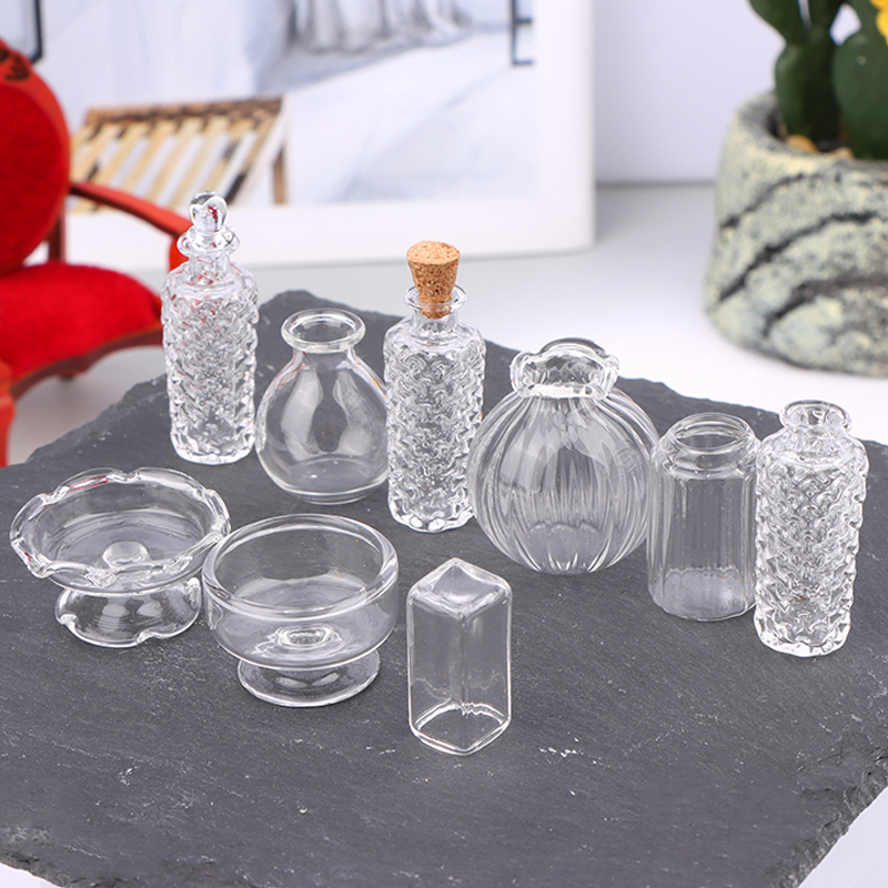 1:12 Dollhouse Miniature Glass - Vase Decor recension och pris