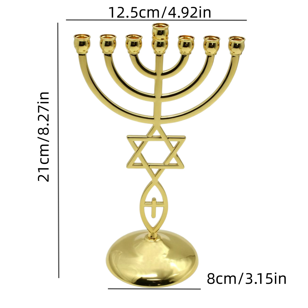Hanukkah Seven-Headed Candle H - Candle Holder Decor recension och pris