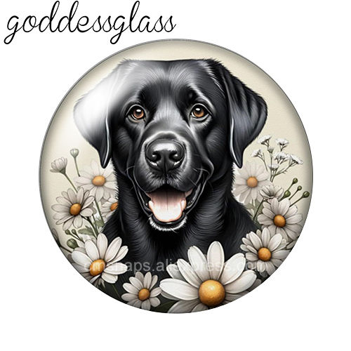 ‌Cute Dogs among the Flowers s - Vase Decor recension och pris