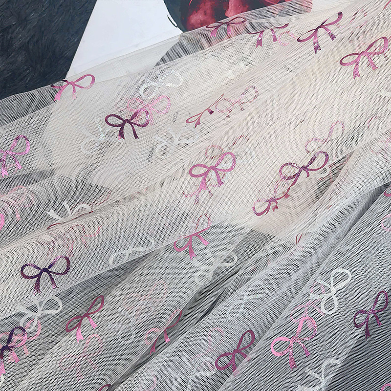 Cute Gold Foil Bowknot Tulle F - Table Runner recension och pris