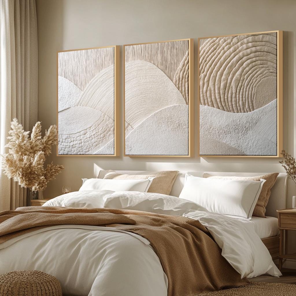 3pcs Frameless Canvas Painting - Abstract Canvas Set recension och pris
