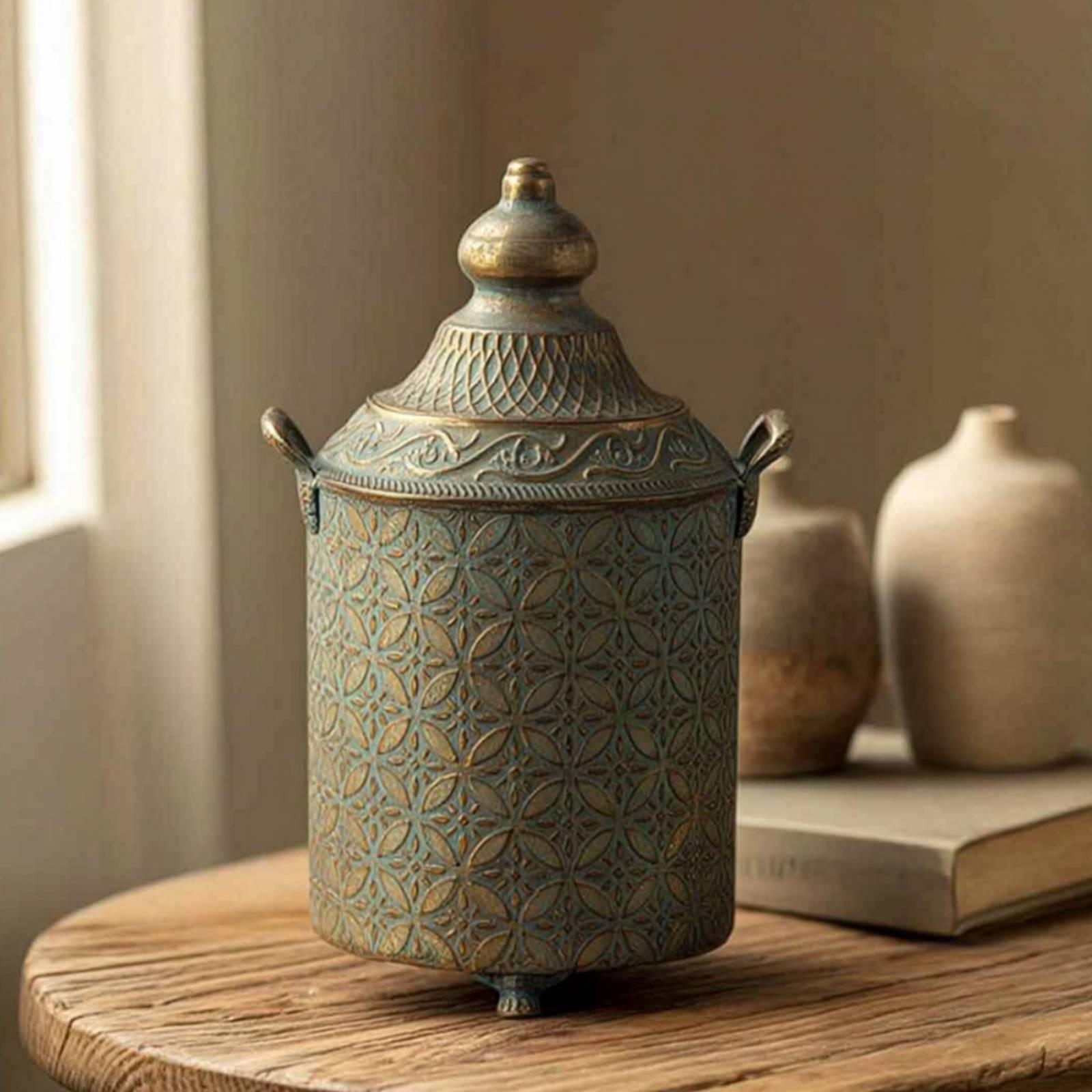 Patina Finished Metal Decorati - Vase Decor recension och pris