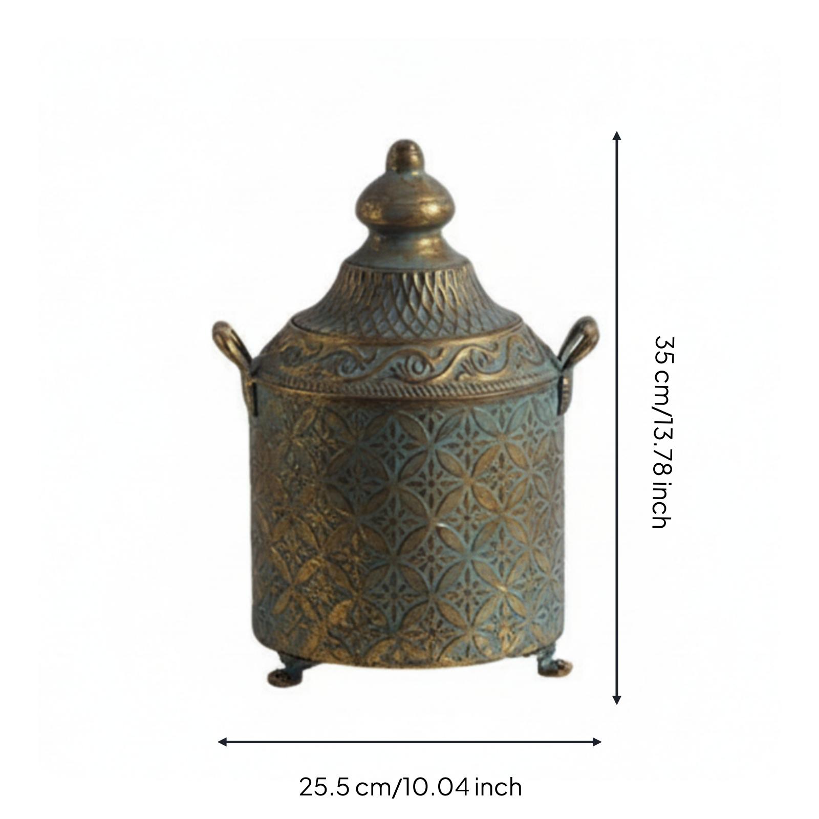Patina Finished Metal Decorati - Vase Decor recension och pris