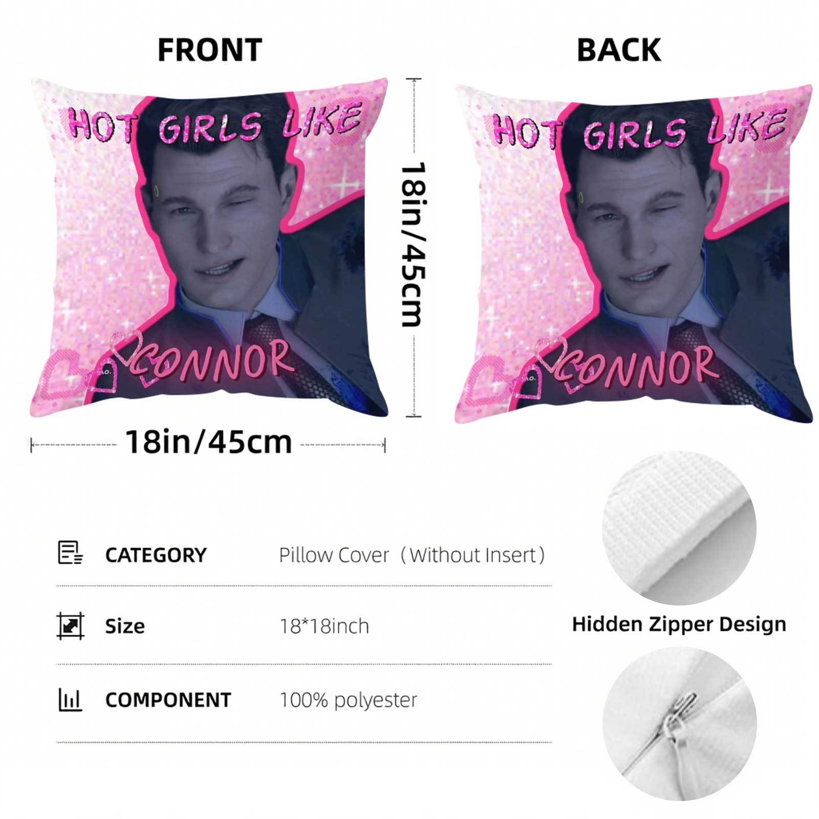 Customize 1pc CONNOR SO HOT Pi - Throw Pillow recension och pris