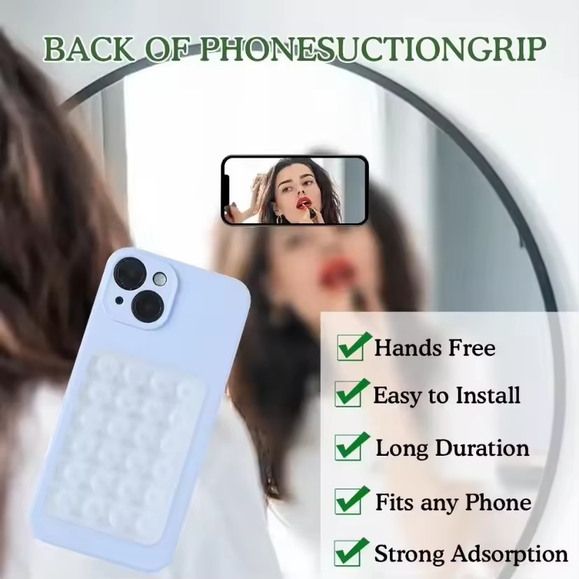 Silicone Suction Phone Holder  - Wall Sticker recension och pris