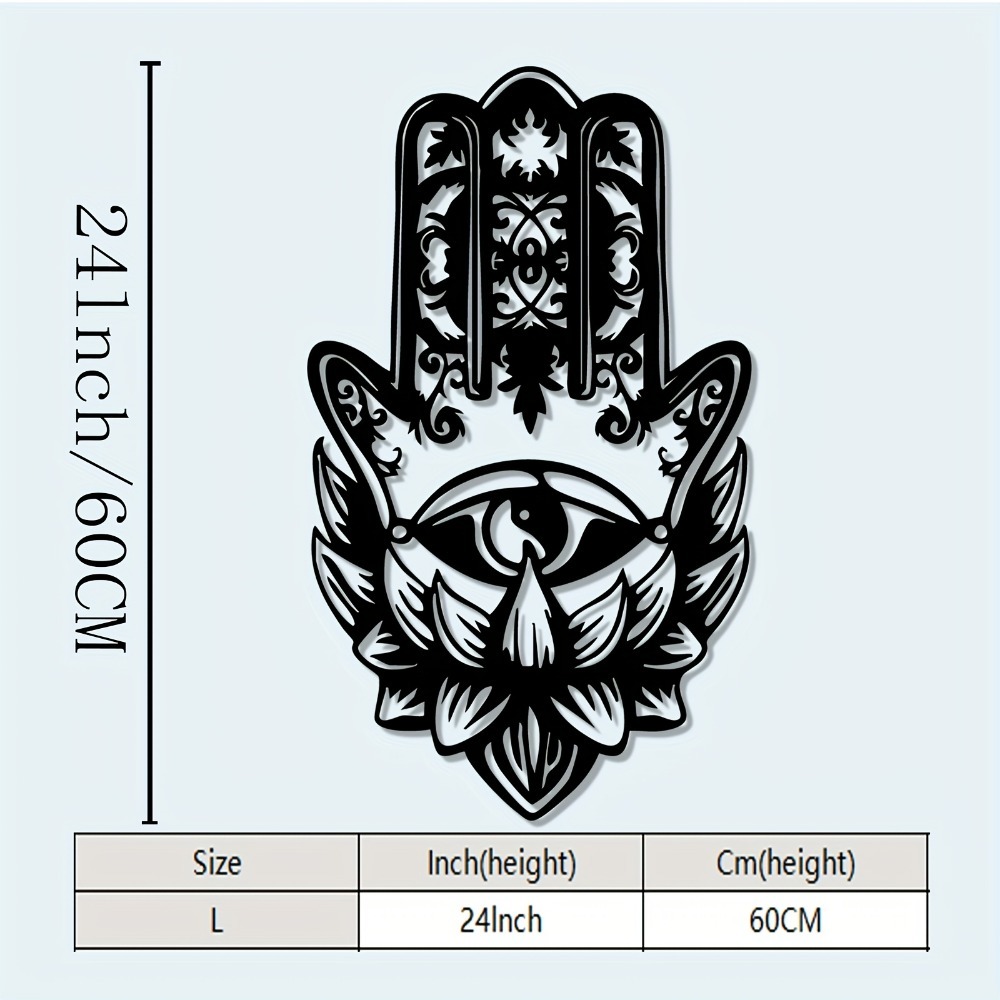CIFBUY Hamsa Hand Evil Eye Met - Wall Art recension och pris