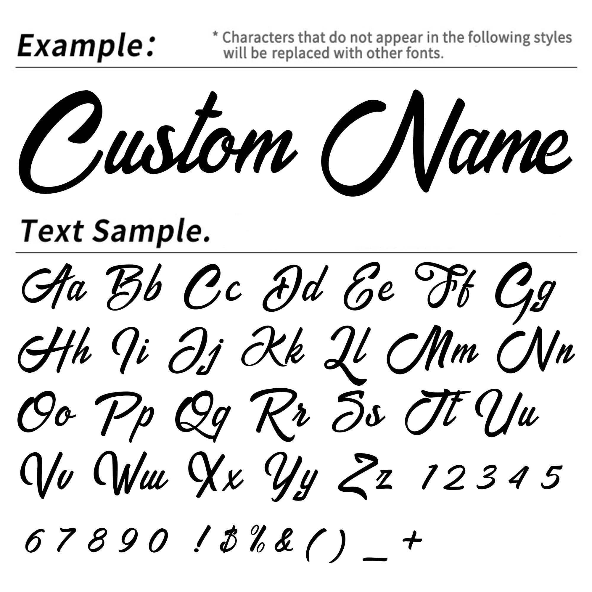 2PCS Custom Cursive Name Vinyl - Wall Sticker recension och pris