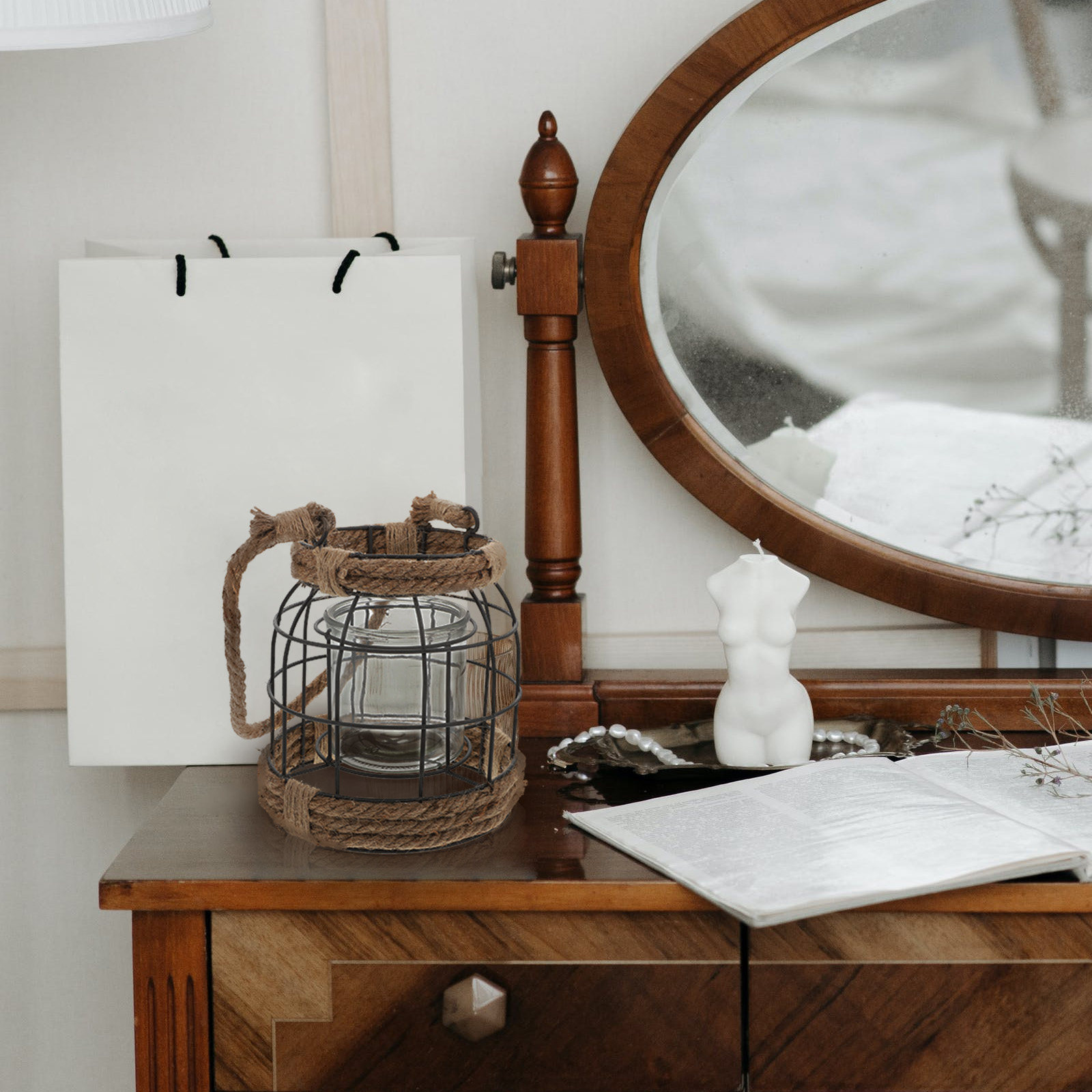 Iron Candle Holder Lantern Vin - Candle Holder Decor recension och pris