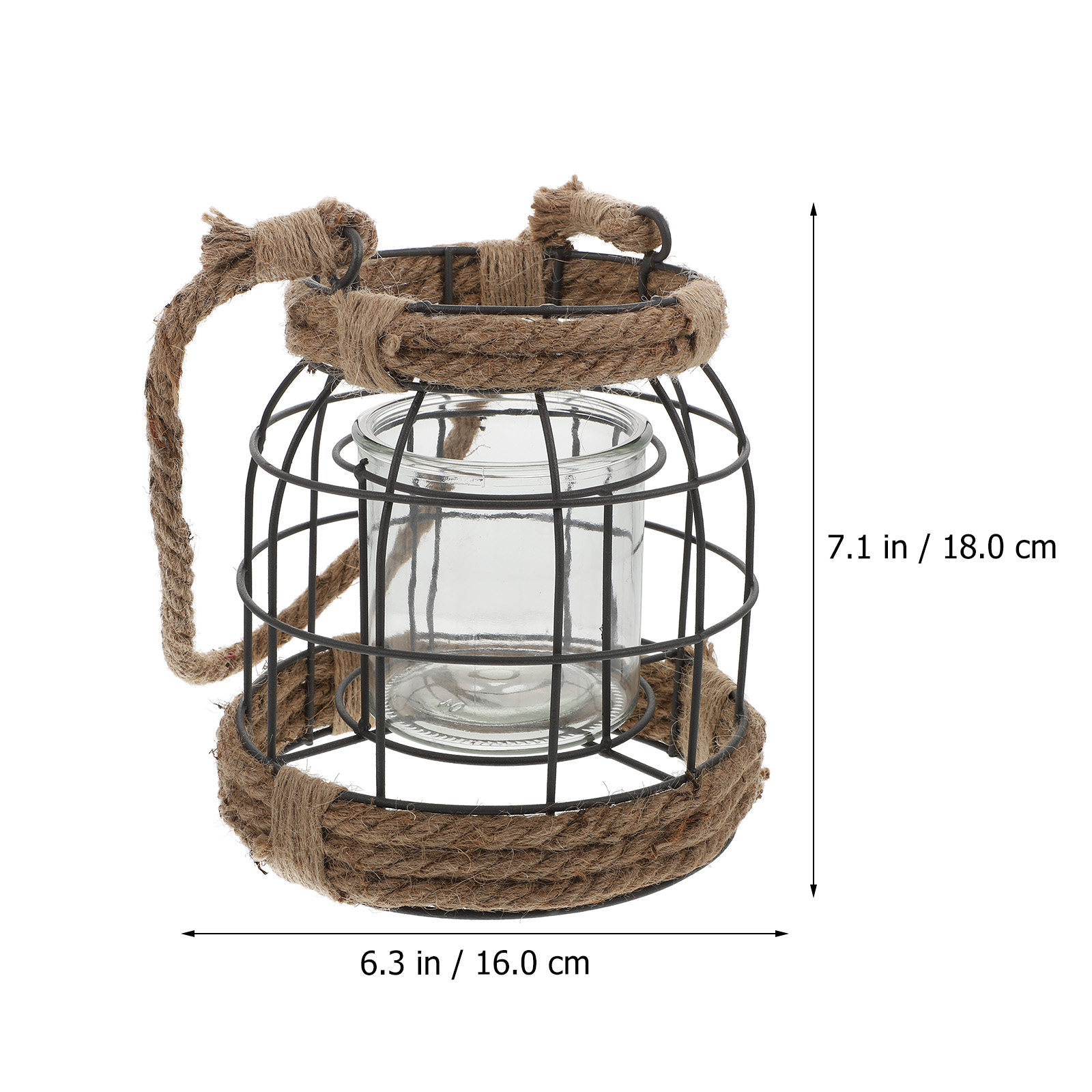 Iron Candle Holder Lantern Vin - Candle Holder Decor recension och pris