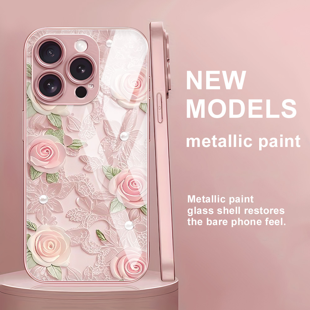 Flower Tempered Glass Case For - Vase Decor recension och pris