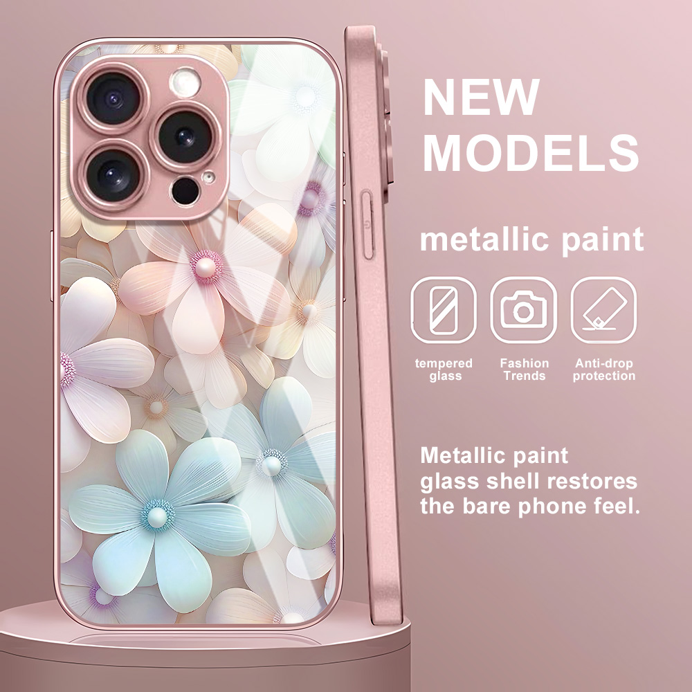 Flower Tempered Glass Case For - Vase Decor recension och pris