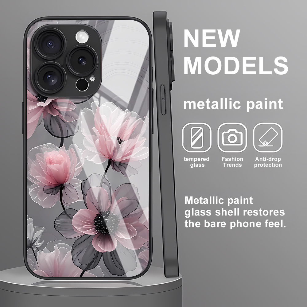 Flower Tempered Glass Case For - Vase Decor recension och pris