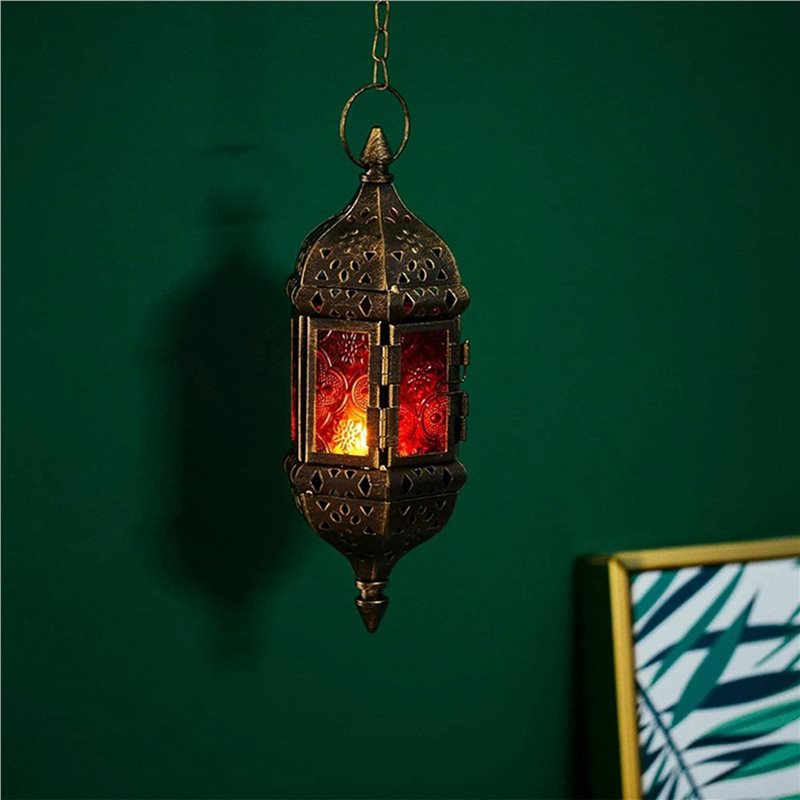 AB34-4 Pcs Hanging Hexagon Dec - Candle Holder Decor recension och pris