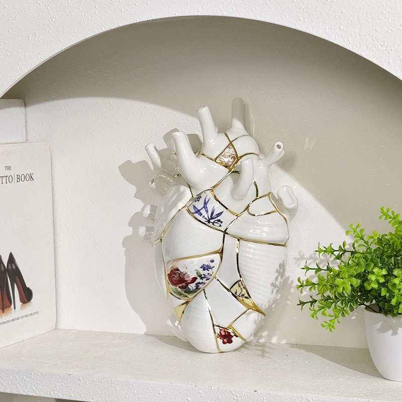 Heart vase Living room wine ca - Vase Decor recension och pris
