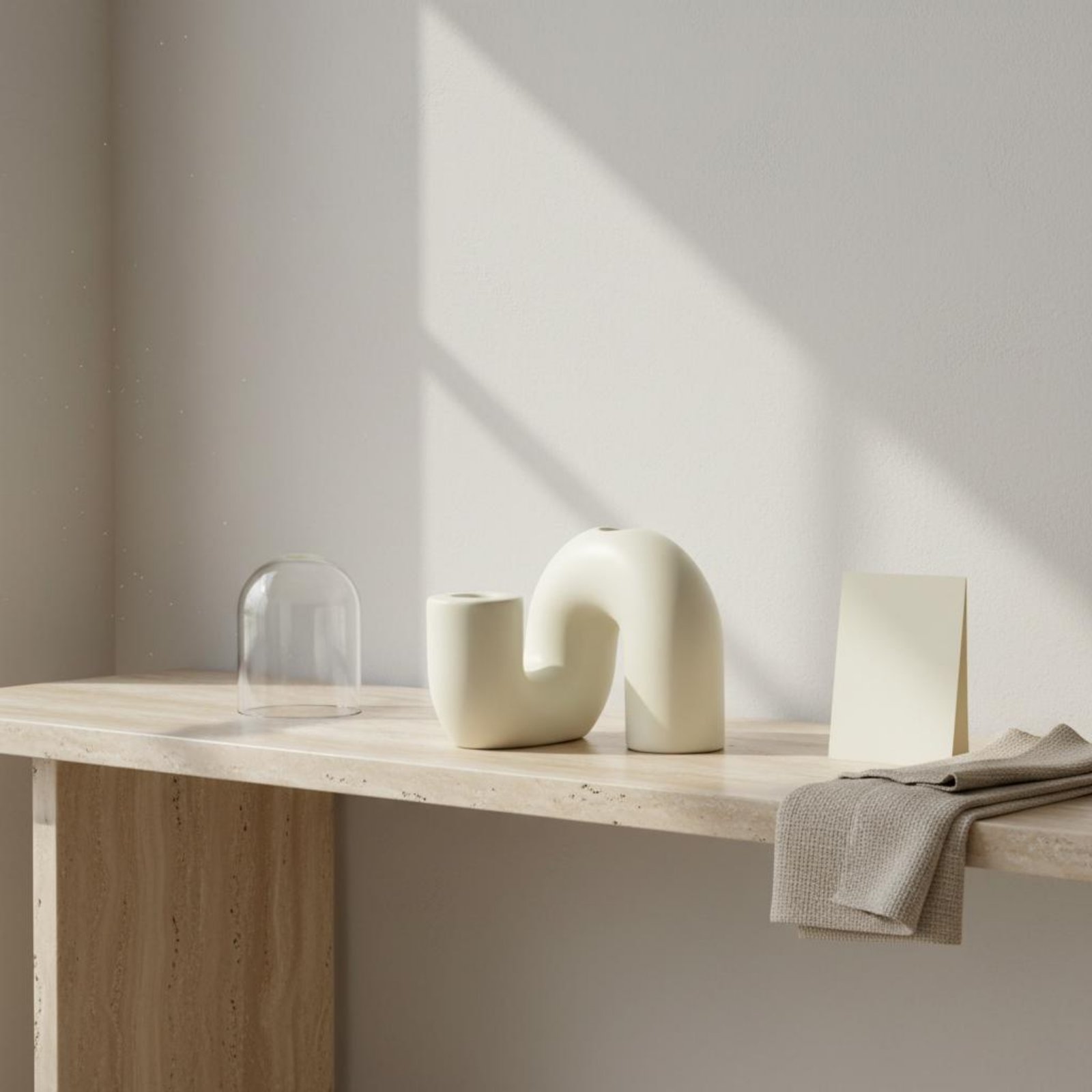 Wavy Ceramic Candle Holder Min - Candle Holder Decor recension och pris