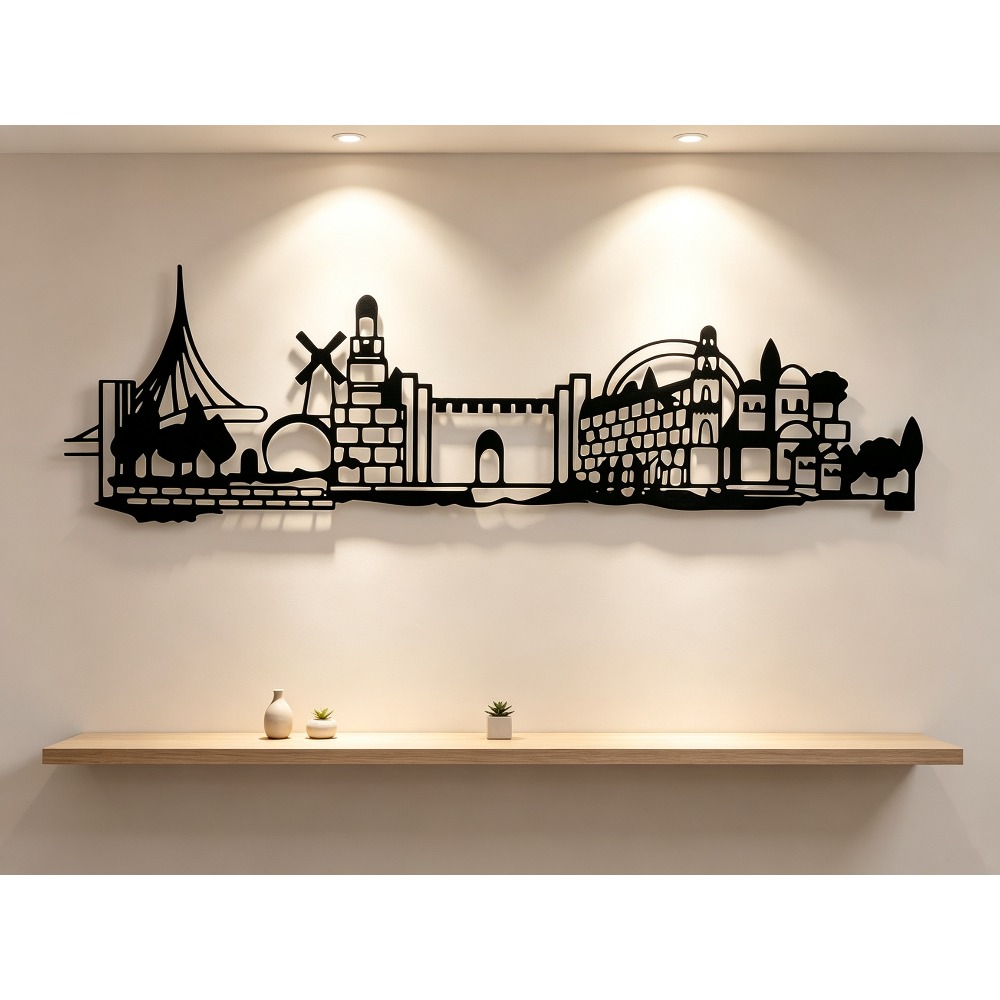 CIFBUY Metal Wall Art Jerusale - Wall Art recension och pris