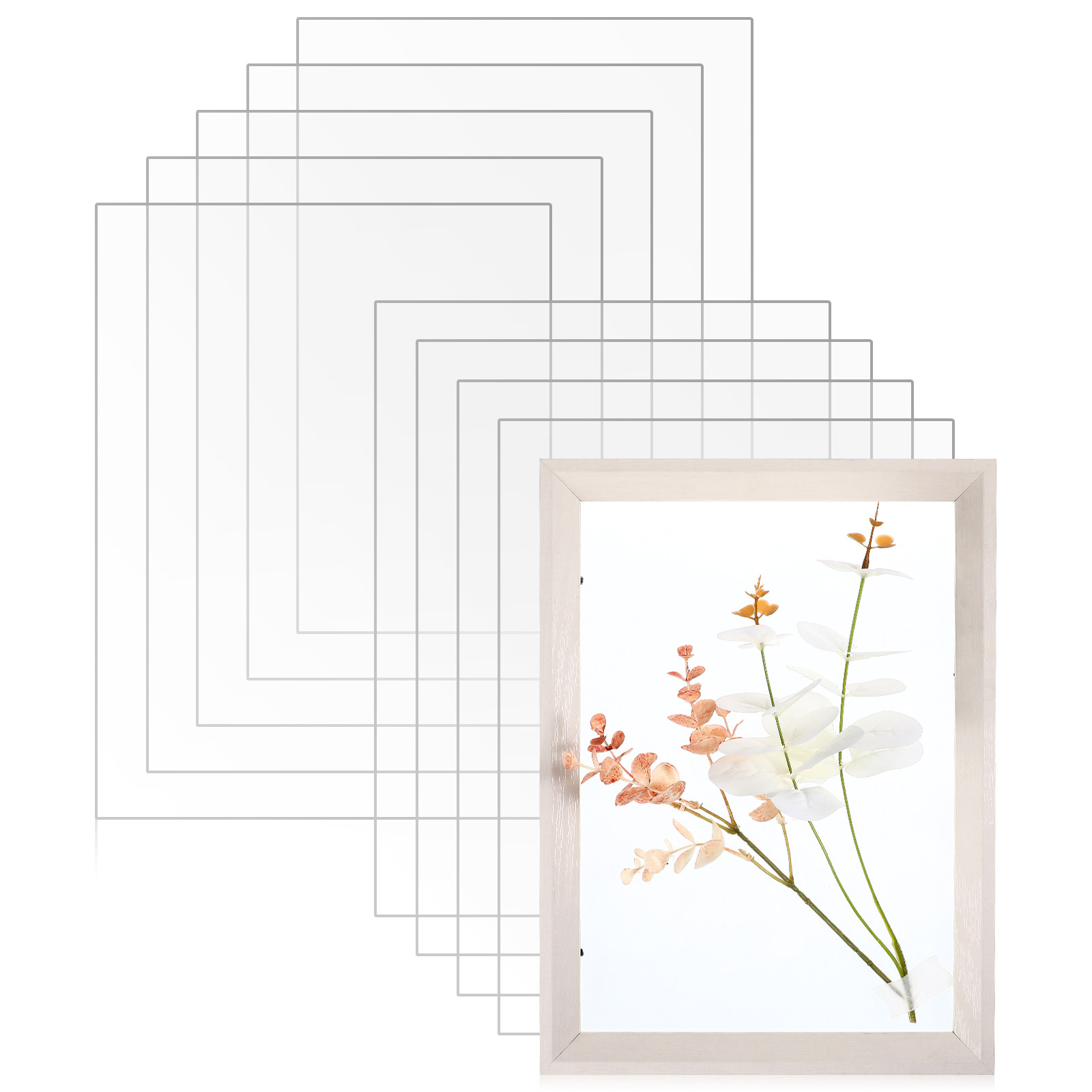 10pcs Clear Plastic Sheets A4  - Picture Frame recension och pris