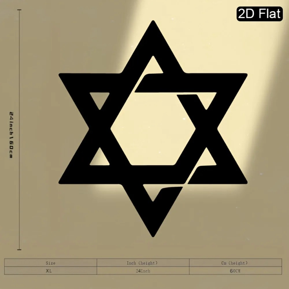 CIFBUY Iron Wall Art Star of D - Wall Art recension och pris