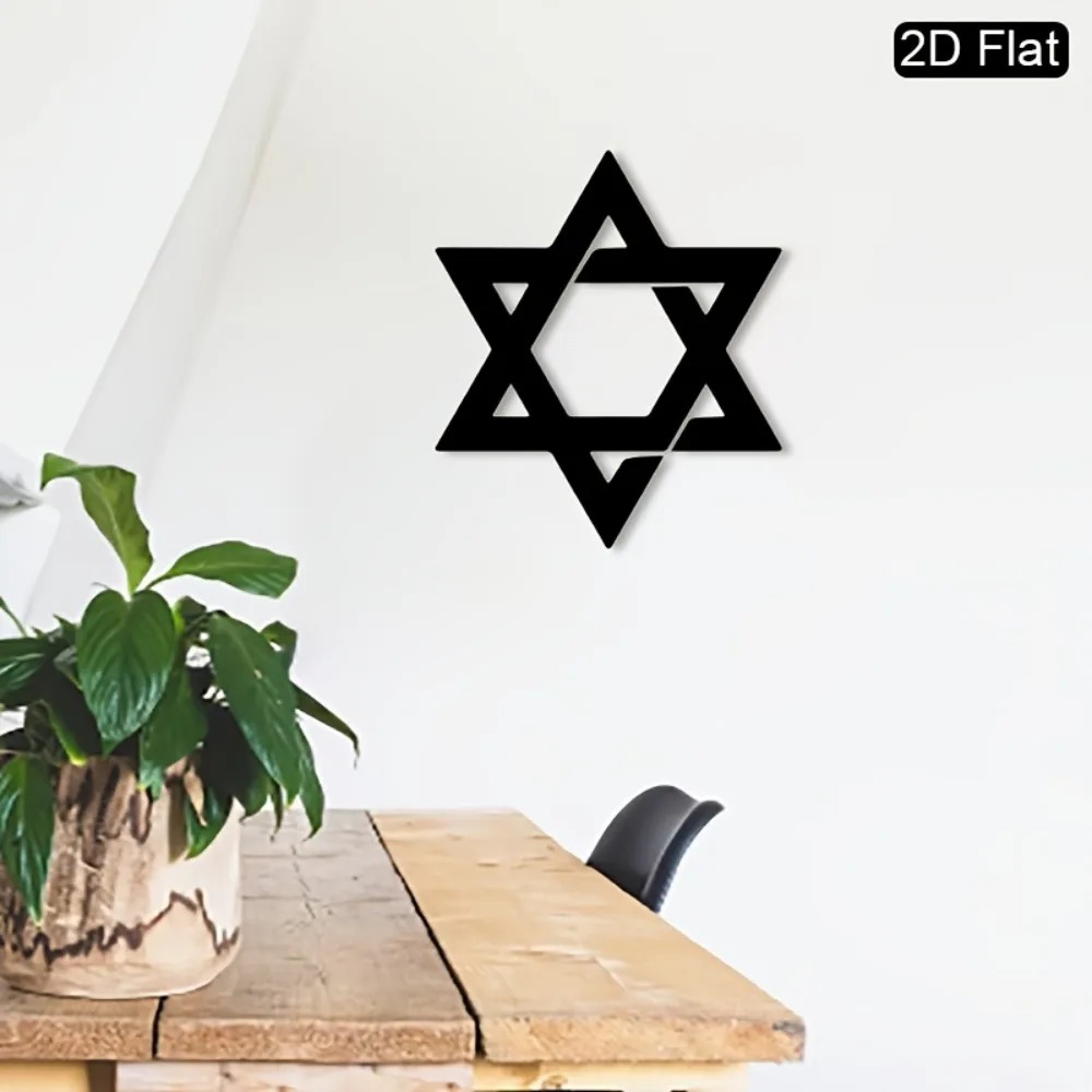 CIFBUY Iron Wall Art Star of D - Wall Art recension och pris