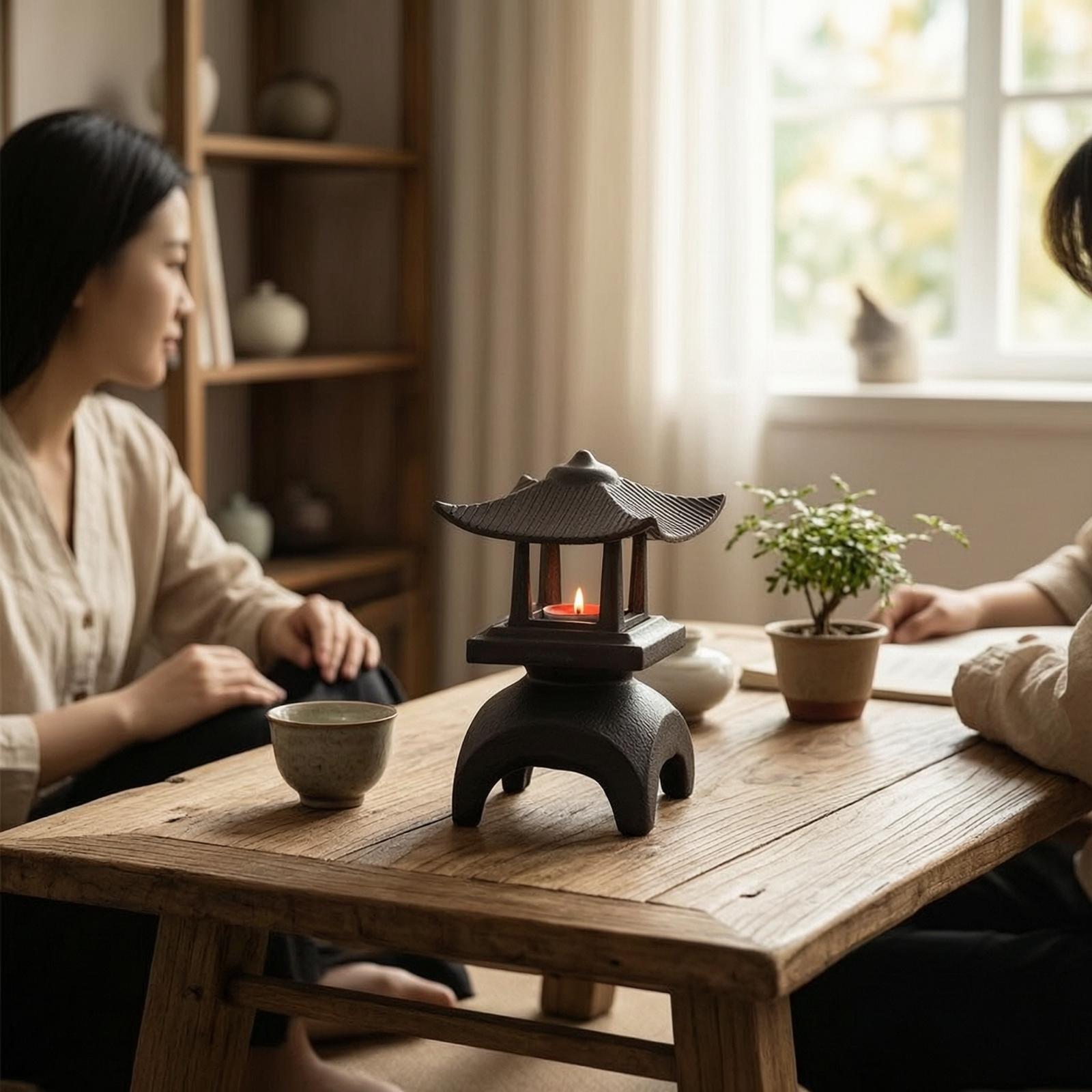 Cast Iron Lantern Tabletop Can - Candle Holder Decor recension och pris