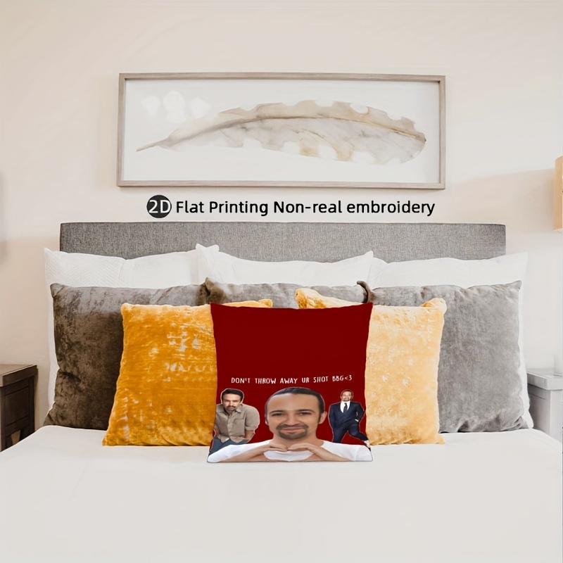 Customize 1pc Lin-Manuel Miran - Throw Pillow recension och pris