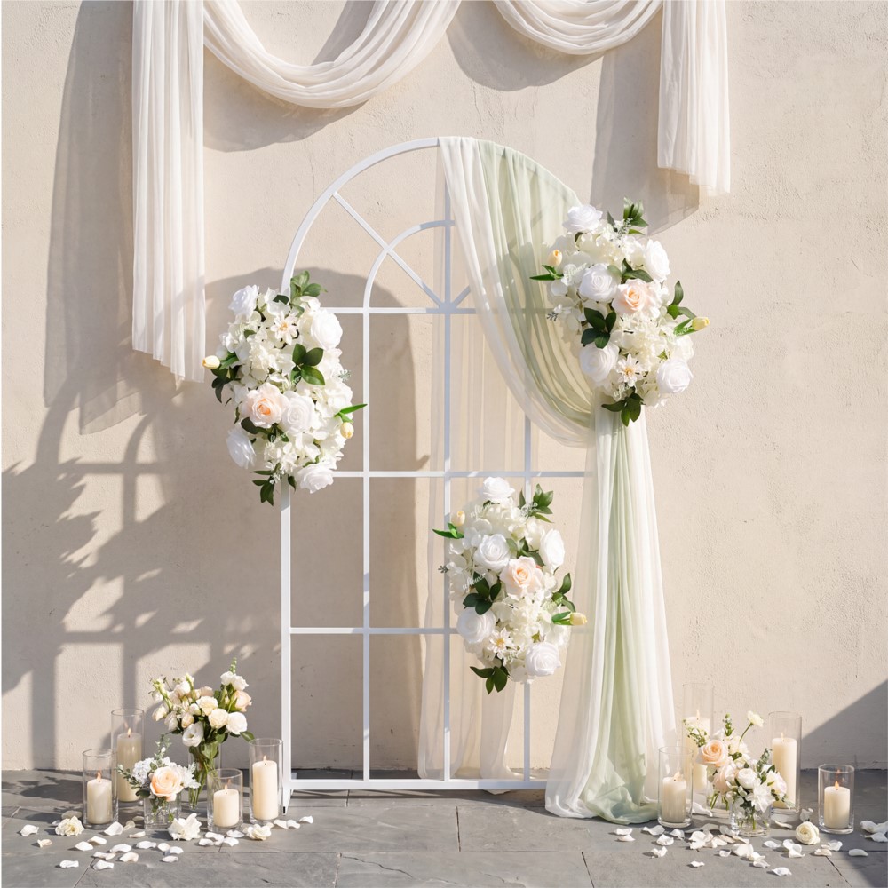 Uflower Rose Greenery Flower R - Table Runner recension och pris