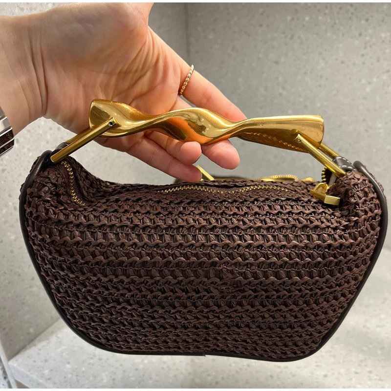 Gold Handle Brand Handwoven Ha - Interior Design High End recension och pris