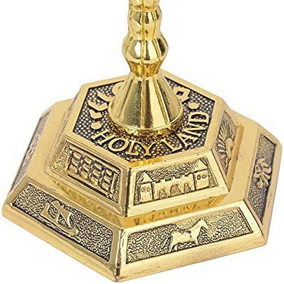 7 Branch Menorah Jewish Home D - Candle Holder Decor recension och pris