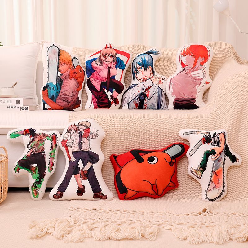 45cm Chainsaw Man Irregular Sh - Throw Pillow recension och pris