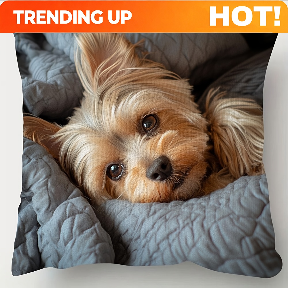 Customize 1pc Yorkshire Terrie - Throw Pillow recension och pris
