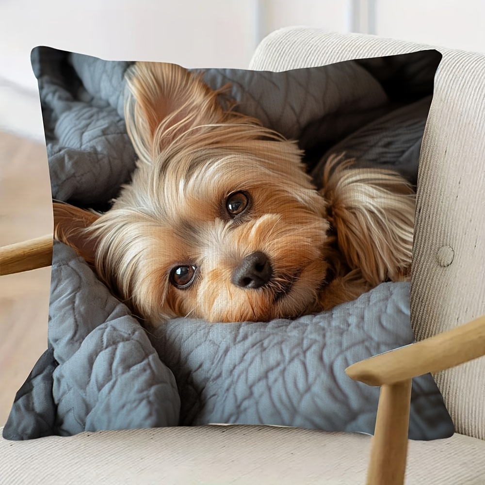 Customize 1pc Yorkshire Terrie - Throw Pillow recension och pris
