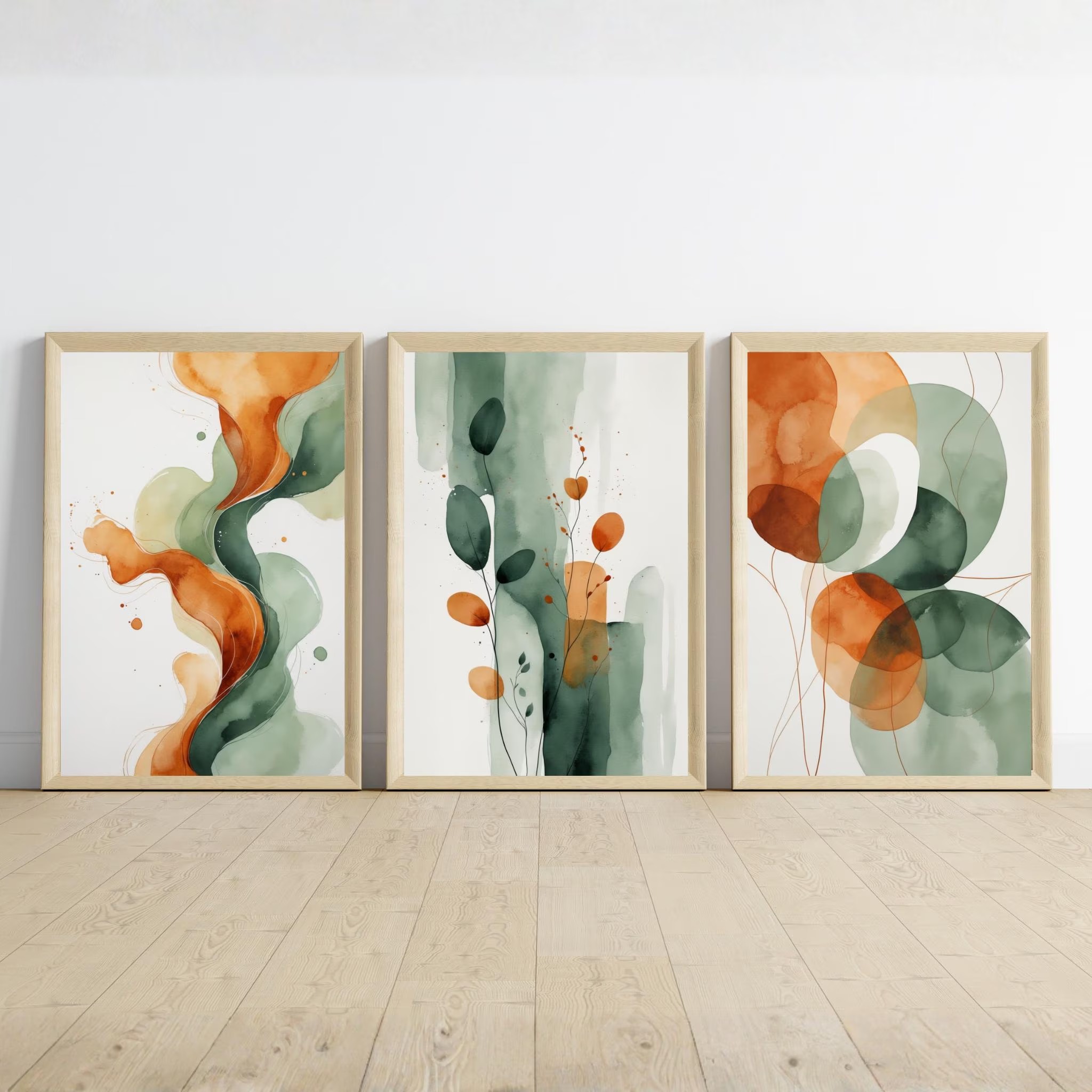 1pc frameless Set of Three Abs - Abstract Canvas Set recension och pris