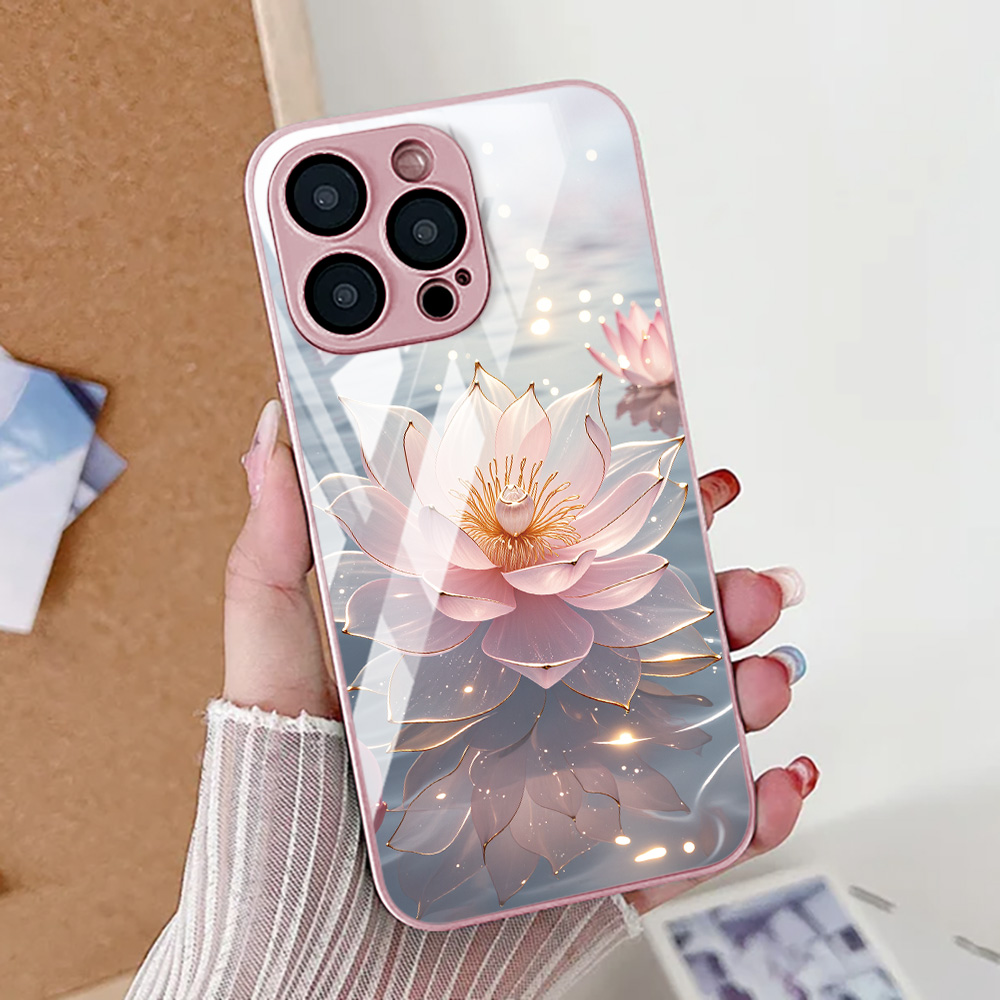 Lotus Flower Phone Case For iP - Vase Decor recension och pris