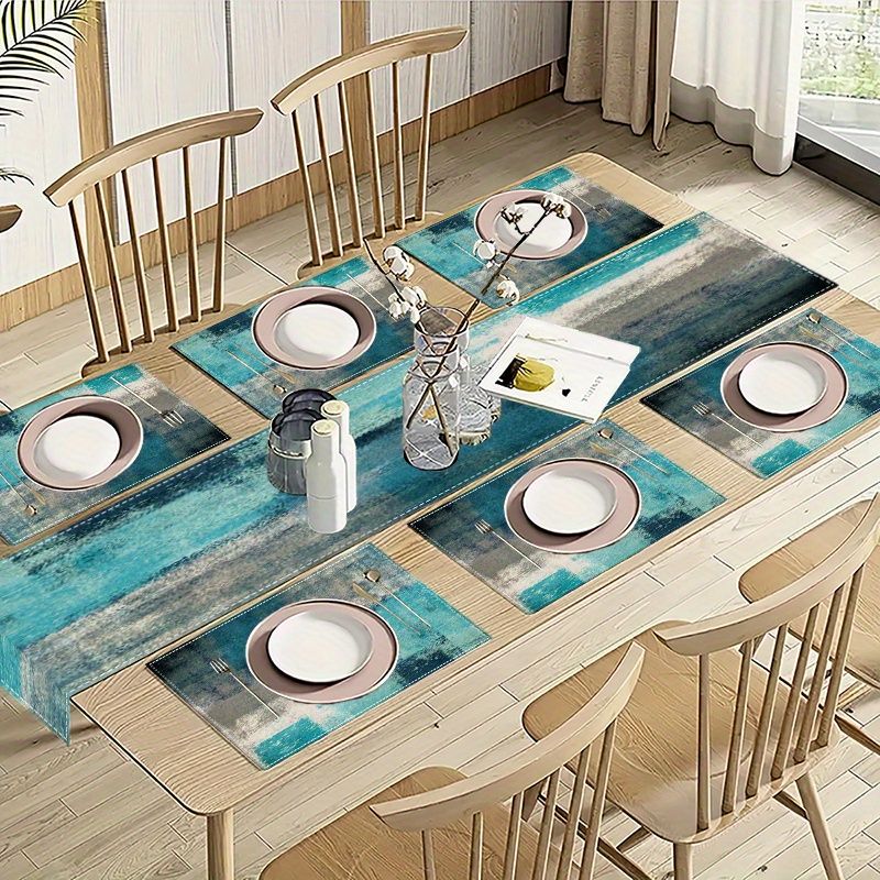 VIKAMA Morandi Abstract Ink Ta - Table Runner recension och pris