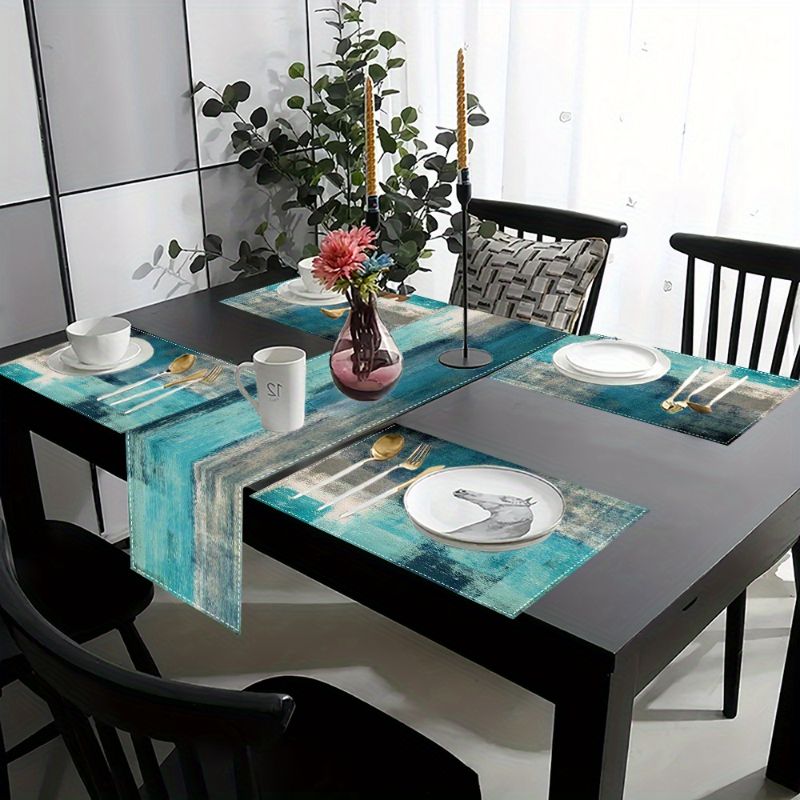 VIKAMA Morandi Abstract Ink Ta - Table Runner recension och pris