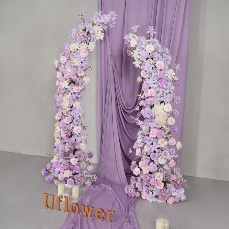 5D Uflower Purple Pink Lilies  - Table Runner recension och pris