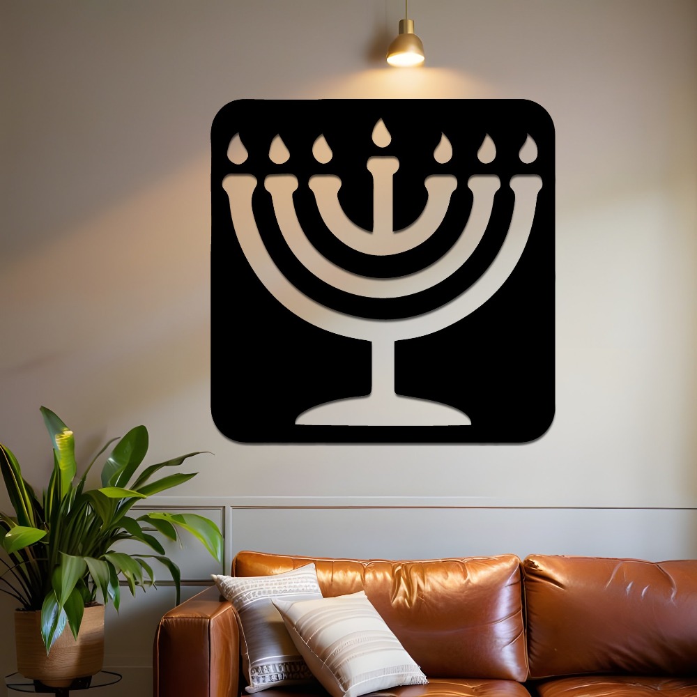 CIFBUY Vintage Menorah Metal W - Wall Art recension och pris