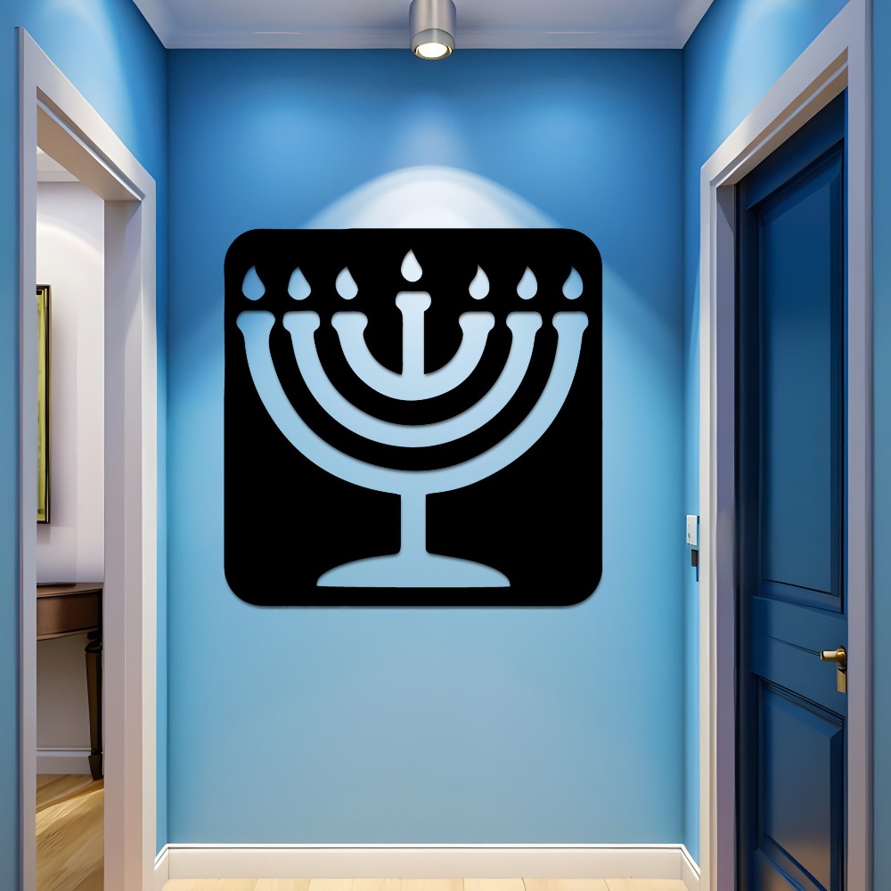 CIFBUY Vintage Menorah Metal W - Wall Art recension och pris