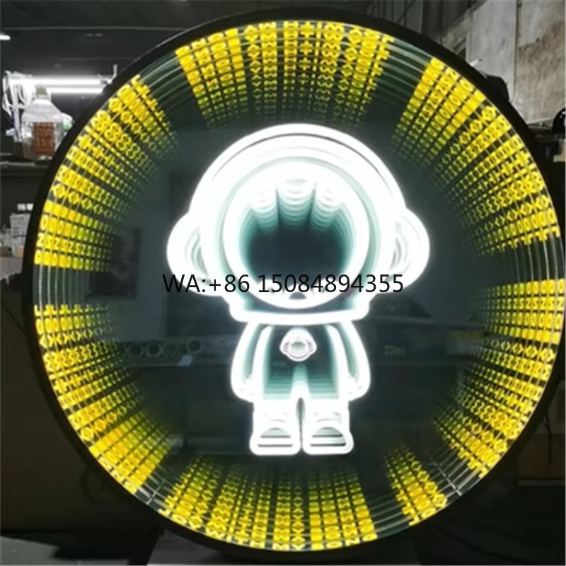 Customizable 3D LED Infinite M - Decorative Mirror recension och pris